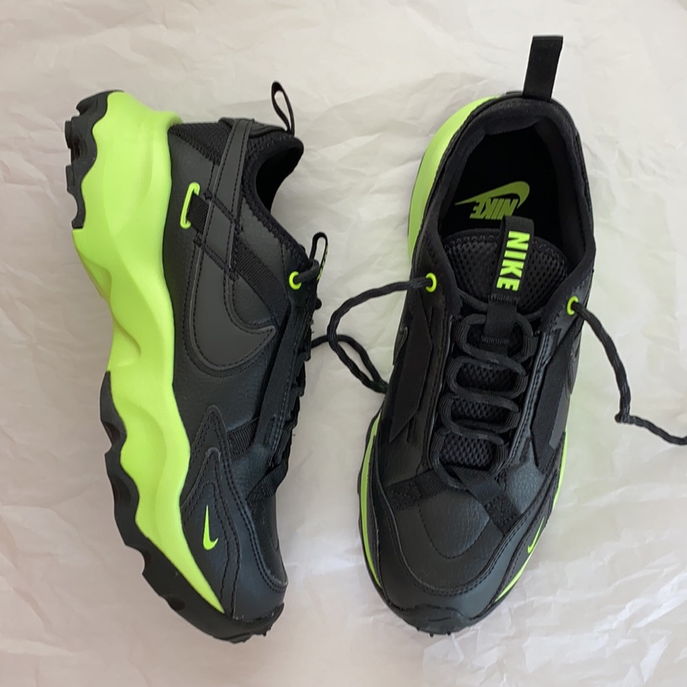 New Nike TC 7900 black leather sneakers - Picture 4 of 11